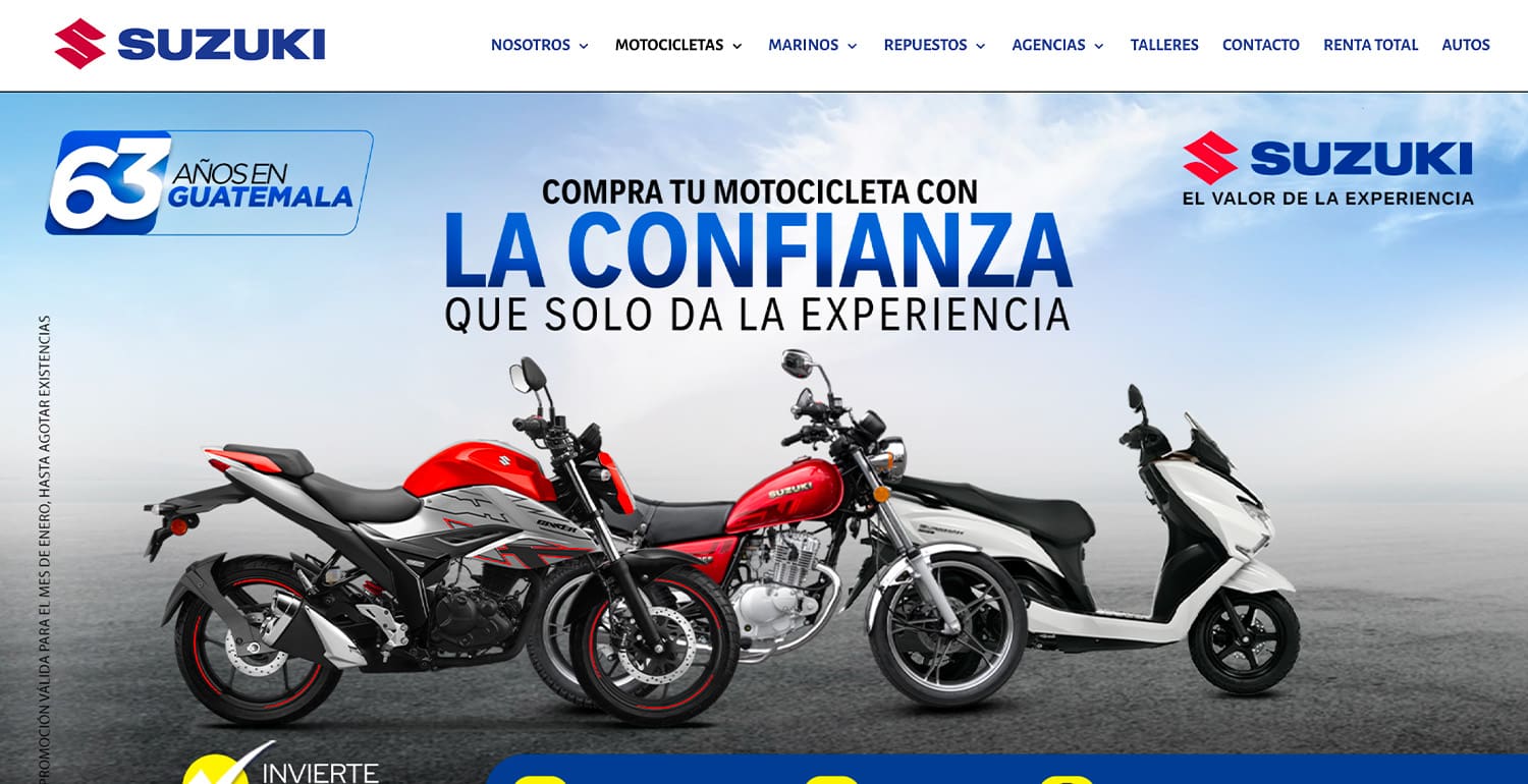 motos suzuki web